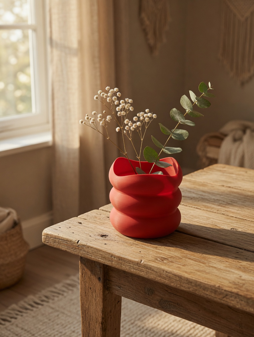 Red Vase 2
